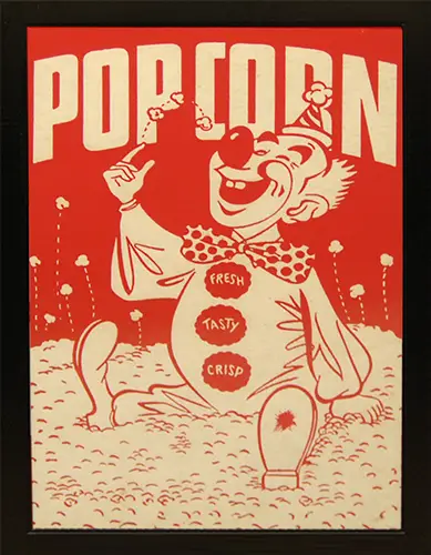 Popcorn Ad Print