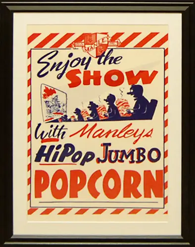 Popcorn Ad Print